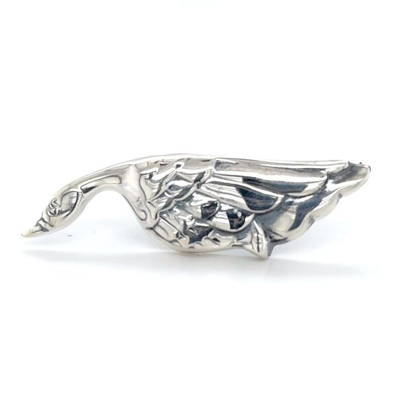 Tiffany & Co Goose Brooch Sterling Silver Estate TIF896 - Picture 3 of 9